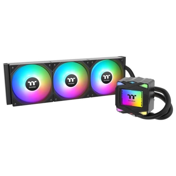 THERMALTAKE - LA360 ARGB Sync - Watercooling AIO - Ventilateurs 120mm - ARGB Intel AMD - Noir THERMALTAKE - LA360 ARGB Sync - Watercooling AIO - Ventilateurs 120mm - ARGB Intel AMD - Noir