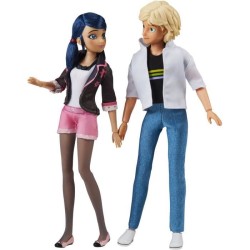 Pack de 2 Poupées - BANDAI - Miraculous - P50377 - Marinette & Adrien
