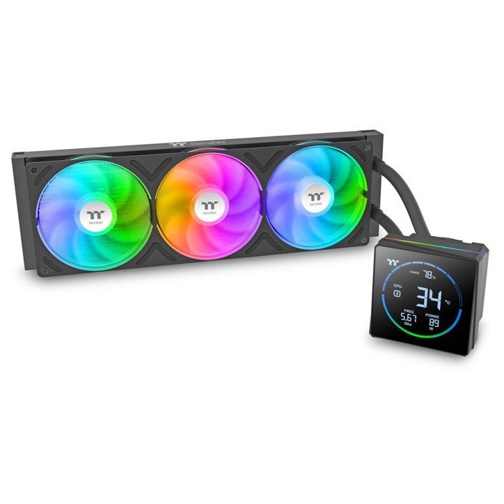 THERMALTAKE - TH360-S V3 A-RGB Sync - CL-W470-PL12SW-A - Watercooling AIO - Ventilateur 1x 360 mm ARGB - Noir THERMALTAKE - TH360-S V3 A-RGB Sync - CL-W470-PL12SW-A - Watercooling AIO - Ventilateur 1x 360 mm ARGB - Noir