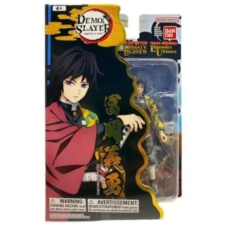 Figurine articulée Ultimate Legends HD - BANDAI - Demon Slayer - Giyu Tomioka - 12 cm