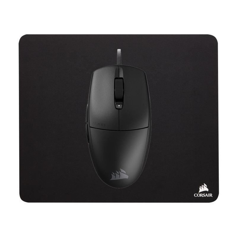 Ensemble Souris et tapis de souris Corsair M55-WIRED + MM100