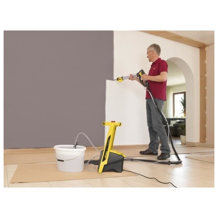 Pistolet a peinture basse pression universel WAGNER Sprayer W950 - Succion directe - Tous types de peintures Pistolet a peinture basse pression universel WAGNER Sprayer W950 - Succion directe - Tous types de peintures
