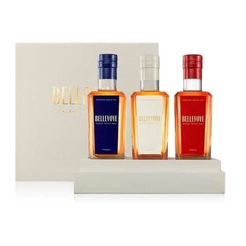 BELLEVOYE - Whisky - Origine : France - Coffret Tricolore Découverte
