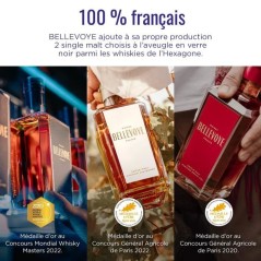 BELLEVOYE - Whisky - Origine : France - Coffret Tricolore Découverte