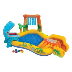 Piscine/Piscinette gonflable Aire de jeux Jurrasic INTEX - A partir de