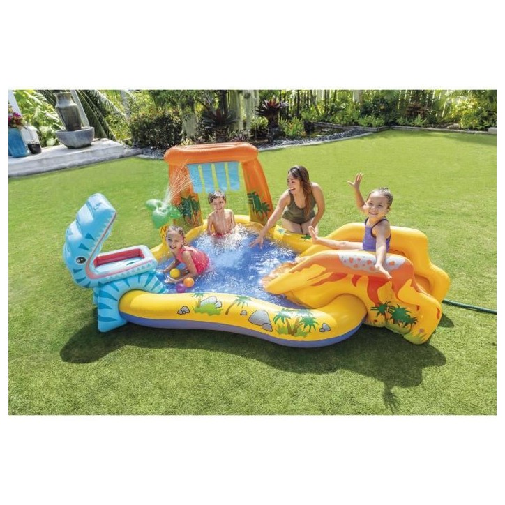 Piscine/Piscinette gonflable Aire de jeux Jurrasic INTEX - A partir de 2 ans - 272L - 6 balles colorées - 57444NP Piscine/Piscinette gonflable Aire de jeux Jurrasic INTEX - A partir de 2 ans - 272L - 6 balles colorées - 57444NP