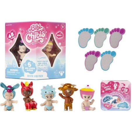 Mini-figurines bébé a collectionner - BANDAI - BIBI CHIBIS - Pack de