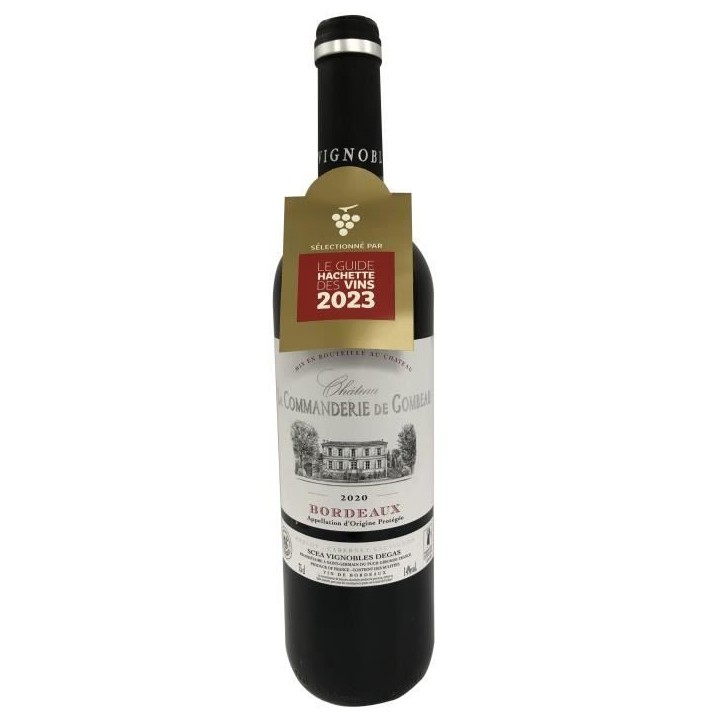Château La Commanderie de Gombeau 2020 Bordeaux - Vin rouge de Bordeaux