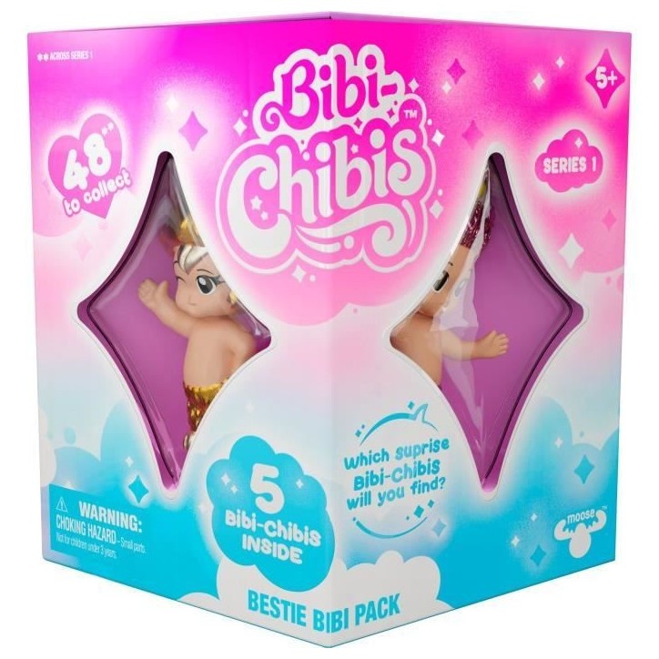 Mini-figurines bébé a collectionner - BANDAI - BIBI CHIBIS - Pack de 5 - Modele Aléatoire - 5 Figurines Chibi Dont 3 Mysteres Mini-figurines bébé a collectionner - BANDAI - BIBI CHIBIS - Pack de 5 - Modele Aléatoire - 5 Figurines Chibi Dont 3 Mysteres