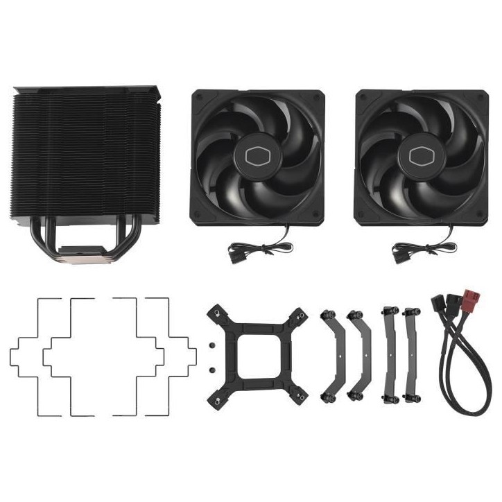Refroidissement PC - COOLER MASTER - RR-S4KK-25DN-R1 - Hyper 212 Black X Duo Refroidissement PC - COOLER MASTER - RR-S4KK-25DN-R1 - Hyper 212 Black X Duo