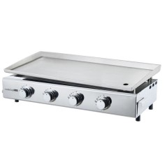 COOKING BOX Plancha a gaz BRASILIA - 4 feux - 10kW - 84x41x24,5 cm - T