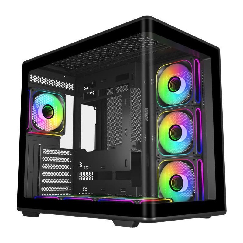 COOLER MASTER - Elite 600 Black 7*ARGB (7 Fan Version + Hub) - Boîtie