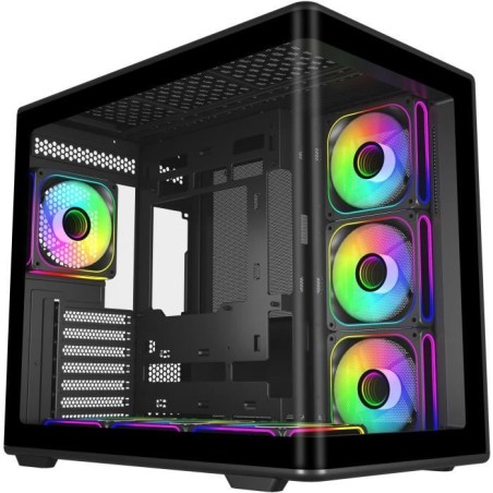 COOLER MASTER - Elite 600 Black 7*ARGB (7 Fan Version + Hub) - Boîtie