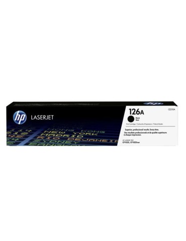 TONER HP 126A (CE310A) noir - cartouche authentique pour imprimantes HP LaserJet CP1025/LaserJet 100 MFP M175/LaserJet 200 MFP M