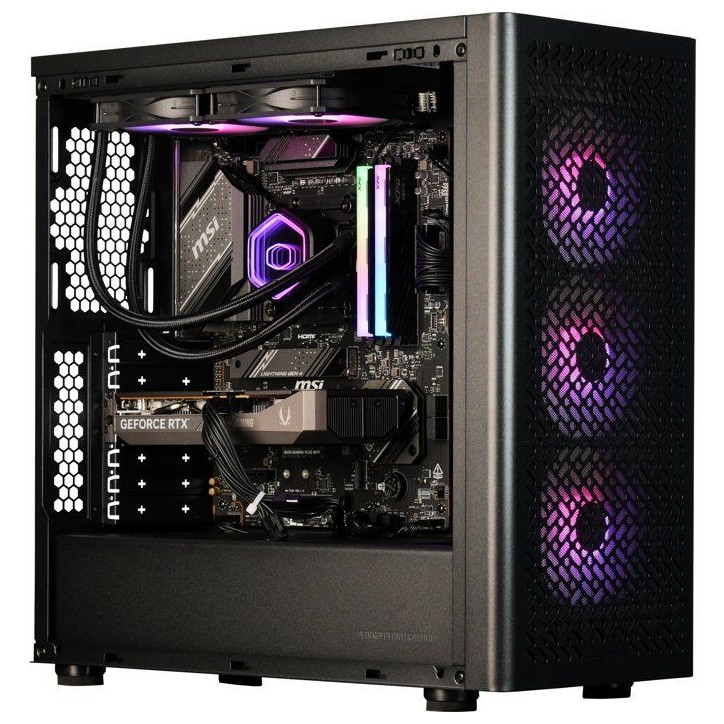 PC Gamer powered by COOLER MASTER - Sans Windows - AMD Ryzen 8400F - RTX 5060 - RAM 32Go DDR5 - SSD 1To PC Gamer powered by COOLER MASTER - Sans Windows - AMD Ryzen 8400F - RTX 5060 - RAM 32Go DDR5 - SSD 1To