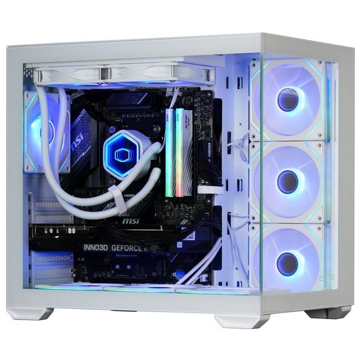 PC Gamer powered by COOLER MASTER - Sans Windows - AMD Ryzen 8700F - RTX 5060 Ti - RAM 32Go DDR5 - SSD 1To - Blanc PC Gamer powered by COOLER MASTER - Sans Windows - AMD Ryzen 8700F - RTX 5060 Ti - RAM 32Go DDR5 - SSD 1To - Blanc