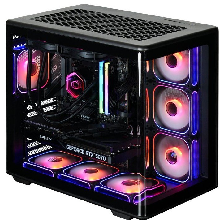 PC Gamer powered by COOLER MASTER - Sans Windows - AMD Ryzen 9600X - RTX 5070 12 Go - RAM 32Go DDR5 - SSD 2To PC Gamer powered by COOLER MASTER - Sans Windows - AMD Ryzen 9600X - RTX 5070 12 Go - RAM 32Go DDR5 - SSD 2To