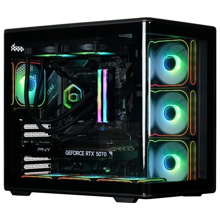 PC Gamer powered by COOLER MASTER - Sans Windows - AMD Ryzen 9600X - RTX 5070 12 Go - RAM 32Go DDR5 - SSD 2To PC Gamer powered by COOLER MASTER - Sans Windows - AMD Ryzen 9600X - RTX 5070 12 Go - RAM 32Go DDR5 - SSD 2To