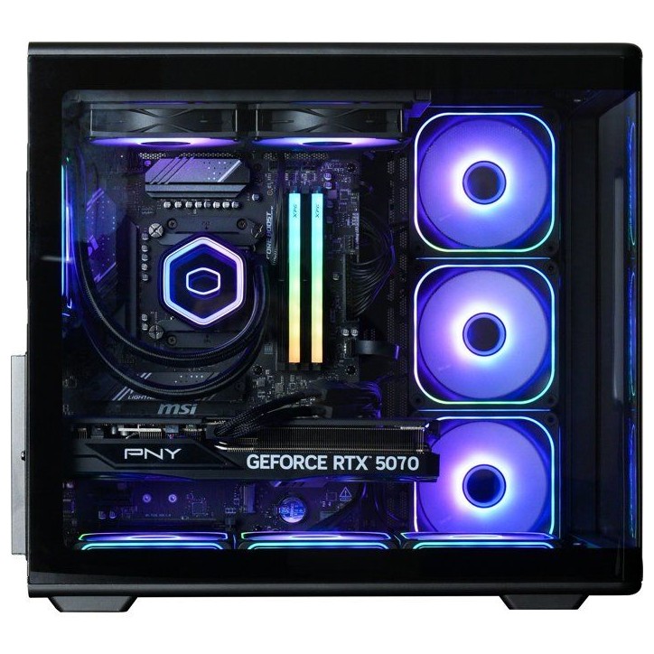PC Gamer powered by COOLER MASTER - Sans Windows - AMD Ryzen 9600X - RTX 5070 12 Go - RAM 32Go DDR5 - SSD 2To PC Gamer powered by COOLER MASTER - Sans Windows - AMD Ryzen 9600X - RTX 5070 12 Go - RAM 32Go DDR5 - SSD 2To