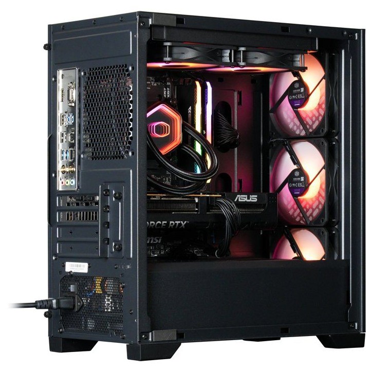 PC Gamer powered by COOLER MASTER - Sans Windows - AMD Ryzen 5500 - RTX 5060 - RAM 16Go RGB - SSD 480Go PC Gamer powered by COOLER MASTER - Sans Windows - AMD Ryzen 5500 - RTX 5060 - RAM 16Go RGB - SSD 480Go