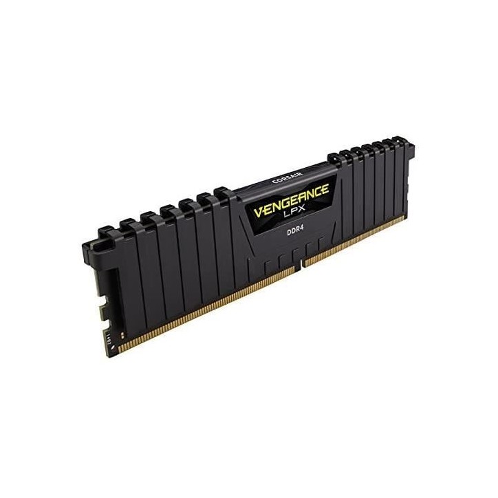 Mémoire RAM - CORSAIR - Vengeance LPX DDR4 - 16GB 2x8GB DIMM - 3200 MHz - 1.35V - Noir (CMK16GX4M2E3200C)