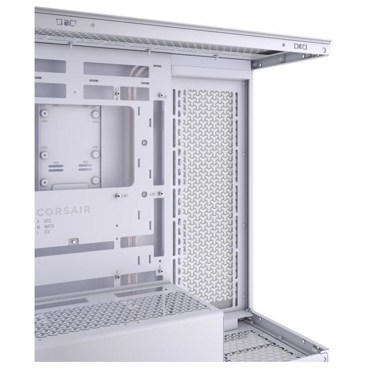 Boîtier PC - CORSAIR - Tempered Glass Mid-Tower 3500X - 17 cm - Blanc