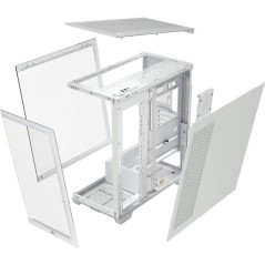 Boîtier PC - CORSAIR - Tempered Glass Mid-Tower 3500X - 17 cm - Blanc