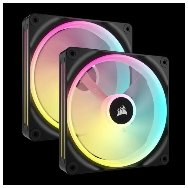 Refroidissement PC - CORSAIR - CO-9051004-WW - Kit de démarrage ventilateurs PWM 140 mm iCUE LINK QX140 RGB Refroidissement PC - CORSAIR - CO-9051004-WW - Kit de démarrage ventilateurs PWM 140 mm iCUE LINK QX140 RGB