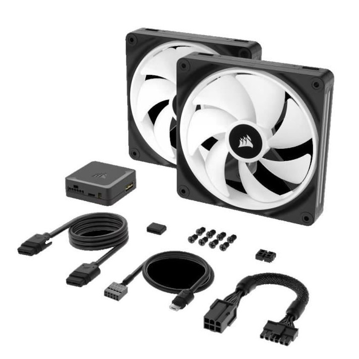 Refroidissement PC - CORSAIR - CO-9051004-WW - Kit de démarrage ventilateurs PWM 140 mm iCUE LINK QX140 RGB Refroidissement PC - CORSAIR - CO-9051004-WW - Kit de démarrage ventilateurs PWM 140 mm iCUE LINK QX140 RGB