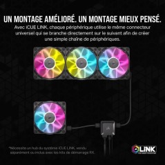 Refroidissement PC - CORSAIR - CO-9051023-WW - Kit d'extension ventila