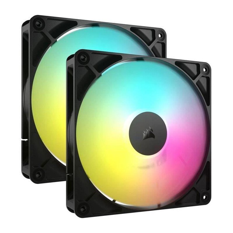 Ventilateur - CORSAIR - RS140 ARGB - 140mm - Pack de 2 - Contrôle PWM