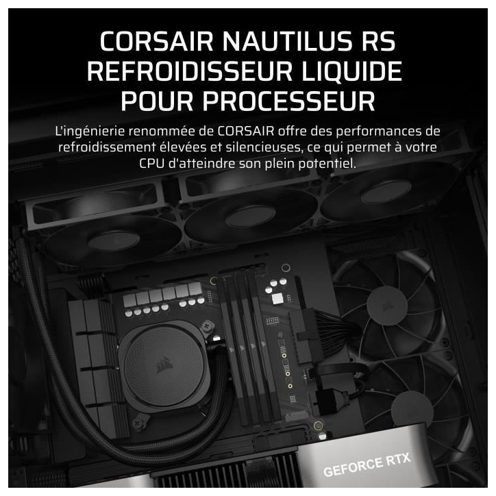 Refroidissement PC - CORSAIR - CW-9060089-WW - NAUTILUS 360 Liquid CPU Cooler