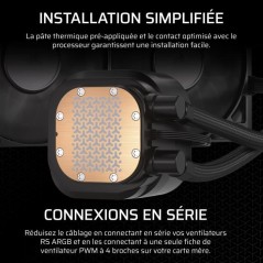 Refroidissement PC - CORSAIR - CW-9060089-WW - NAUTILUS 360 Liquid CPU