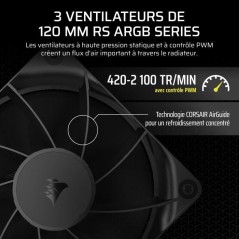 Refroidissement PC - CORSAIR - CW-9060089-WW - NAUTILUS 360 Liquid CPU