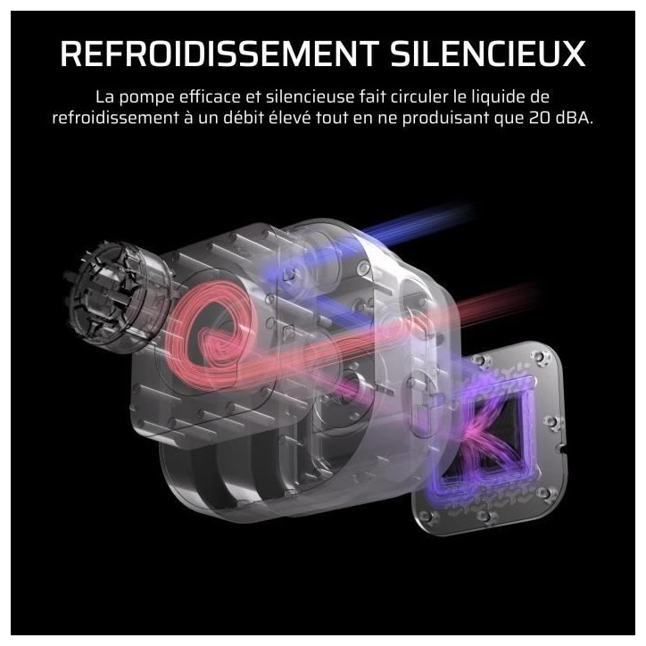 Refroidissement PC - CORSAIR - CW-9060089-WW - NAUTILUS 360 Liquid CPU Cooler