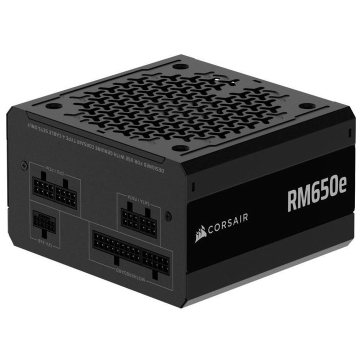 Alimentation PC - CORSAIR - RM650e - 650 Watts - Modulaire - Silencieuse Alimentation PC - CORSAIR - RM650e - 650 Watts - Modulaire - Silencieuse