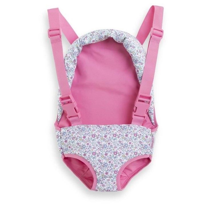 Porte-Bébé - Corolle - Floral - Pour poupons 36/42 cm - a partir de 3 ans - Réglable