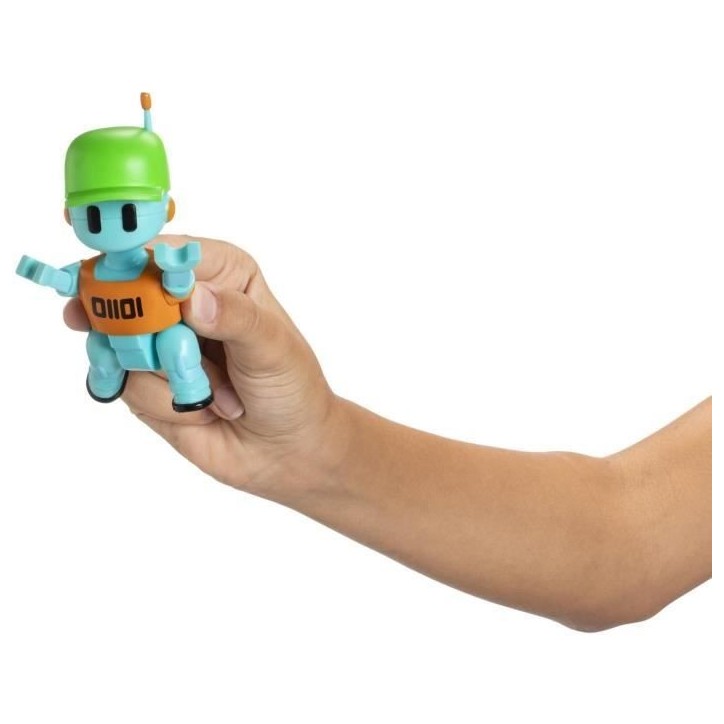 Figurine articulée - BANDAI - Stumble Guys - Robot Guy - 11 cm - Avec stickers Figurine articulée - BANDAI - Stumble Guys - Robot Guy - 11 cm - Avec stickers