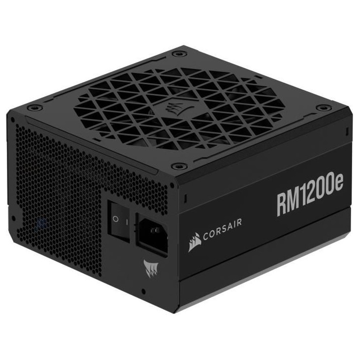 Alimentation PC - CORSAIR - RM1200e - 1200 W - Modulaire - ATX 3.1 - 80 PLUS Gold – Cybenetics Platinum