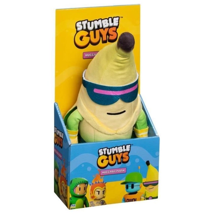 Grande peluche - BANDAI - Stumble Guys - Super Banana - 30 cm Grande peluche - BANDAI - Stumble Guys - Super Banana - 30 cm