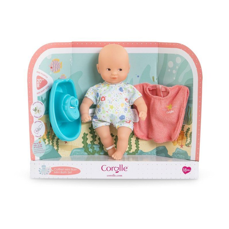 Coffret poupon - COROLLE - Mini bain - 20 cm - Des 18 mois