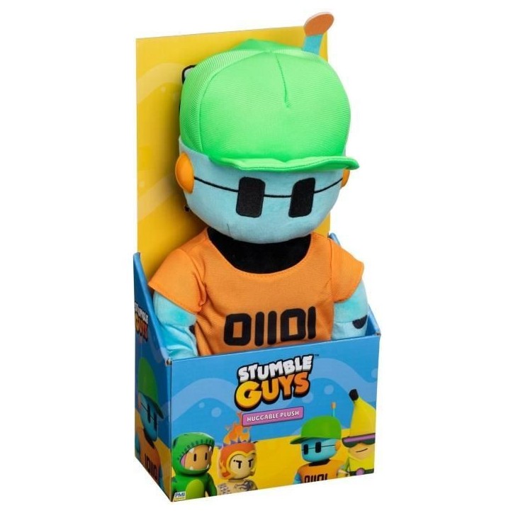 Grande peluche - BANDAI - Stumble Guys - Robot Guy - 30 cm Grande peluche - BANDAI - Stumble Guys - Robot Guy - 30 cm