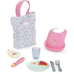 Grand coffret repas - COROLLE - Floral - Pour poupon 36/42 cm - Des 24