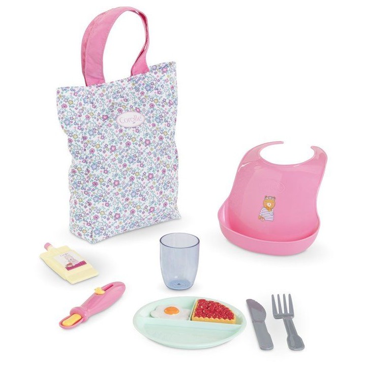 Grand coffret repas - COROLLE - Floral - Pour poupon 36/42 cm - Des 24 mois Grand coffret repas - COROLLE - Floral - Pour poupon 36/42 cm - Des 24 mois