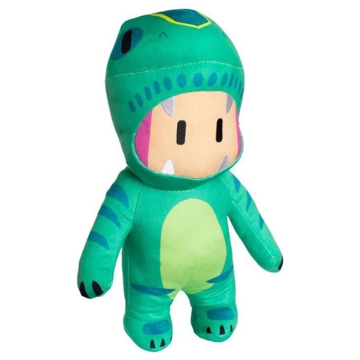 Grande peluche - BANDAI - Stumble Guys - T Rex Guy - 30 cm Grande peluche - BANDAI - Stumble Guys - T Rex Guy - 30 cm