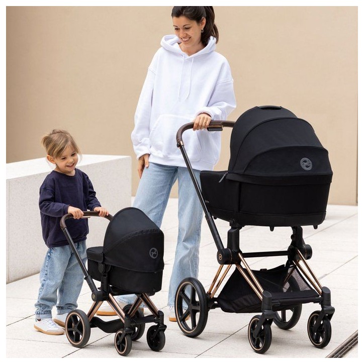 Landau 3-en-1 - COROLLE - Cybex Priam - Pour poupons de 36 a 42 cm - Gris - Des 3 ans Landau 3-en-1 - COROLLE - Cybex Priam - Pour poupons de 36 a 42 cm - Gris - Des 3 ans