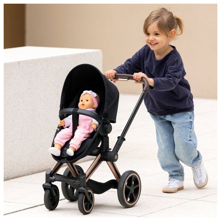 Landau 3-en-1 - COROLLE - Cybex Priam - Pour poupons de 36 a 42 cm - Gris - Des 3 ans Landau 3-en-1 - COROLLE - Cybex Priam - Pour poupons de 36 a 42 cm - Gris - Des 3 ans
