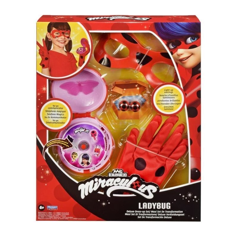 Set de transformation Deluxe - BANDAI - Miraculous - P50619 - Ladybug Set de transformation Deluxe - BANDAI - Miraculous - P50619 - Ladybug