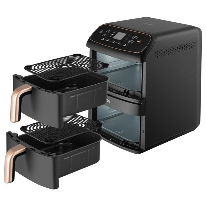 Friteuse sans huile COSORI - Turbo Tower Pro Smart Compact - Capacité 8,6L - 5 programmes - 2630W - Noir Friteuse sans huile COSORI - Turbo Tower Pro Smart Compact - Capacité 8,6L - 5 programmes - 2630W - Noir