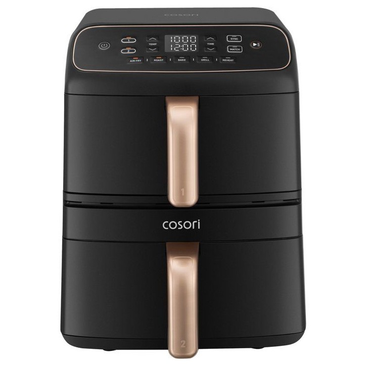 Friteuse sans huile COSORI - Turbo Tower Pro Smart Compact - Capacité 8,6L - 5 programmes - 2630W - Noir Friteuse sans huile COSORI - Turbo Tower Pro Smart Compact - Capacité 8,6L - 5 programmes - 2630W - Noir